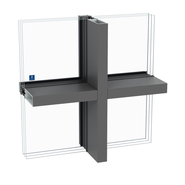 SlimWall 35 Mullion Transom