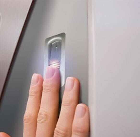 Vingerscanner Reynaers aluminium