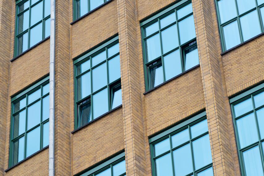SlimLine 38 Portes et SlimLine 38 Fenêtres - Complexe immobilier Philips Bedrijfsschool situé à Eindhoven, les Pays-Bas