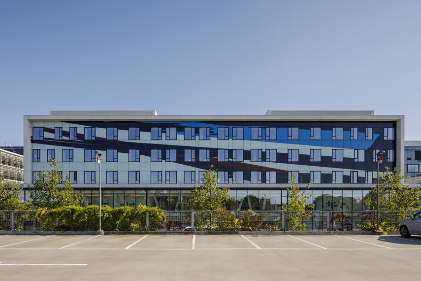 ConceptSystem 77 Fenêtres, BriseSoleil 100 Brise Soleil et CS 77 Fire Proof Fenêtres - Hôpital AZ Sint-Maarten à Malines situé à Mechelen, Belgique