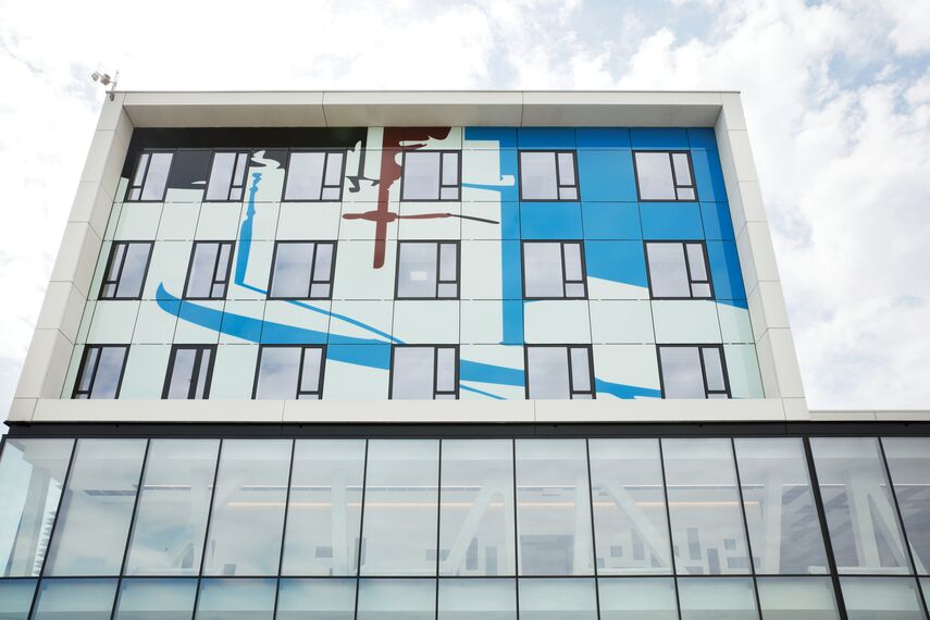 ConceptSystem 77 Fenêtres, BriseSoleil 100 Brise Soleil et CS 77 Fire Proof Fenêtres - Hôpital AZ Sint-Maarten à Malines situé à Mechelen, Belgique