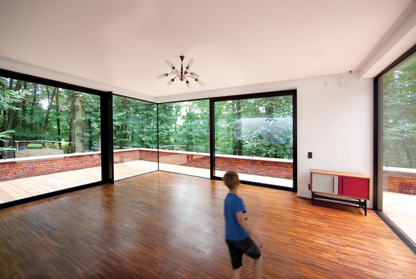 CS 77 Standard Fenêtres, CS 77 Fenêtres, CW 50 Standard Murs rideaux et CW 50 Murs rideaux - House Maison privée à Overijse situé à Overijse, Belgique