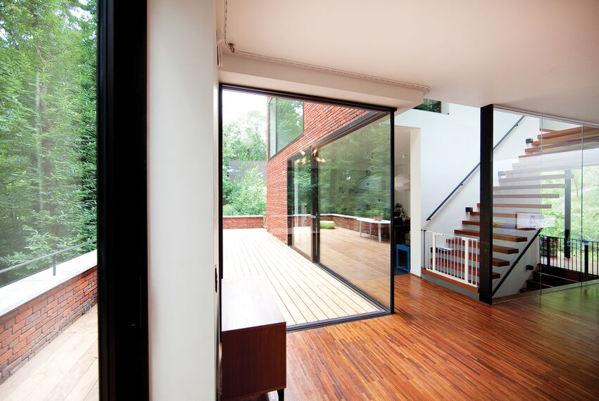 CS 77 Standard Fenêtres, CS 77 Fenêtres, CW 50 Standard Murs rideaux et CW 50 Murs rideaux - House Maison privée à Overijse situé à Overijse, Belgique