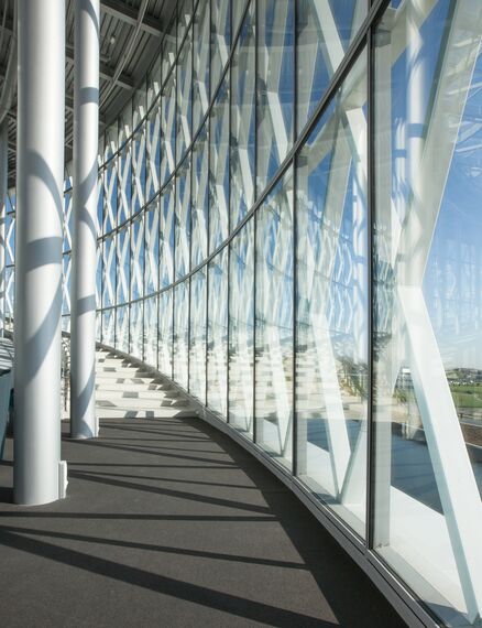 ConceptSystem 77 Fenêtres et ConceptWall 50 Murs rideaux - Office building Barco One Campus situé à Kortrijk, Belgique