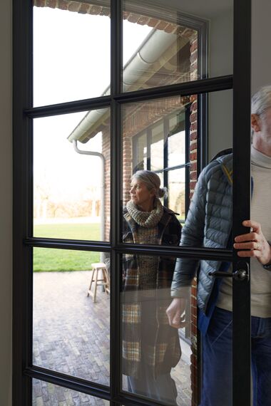 SlimLine 38 Fenêtres et SlimLine 38 Portes - Charme champêtre et confort moderne dans une ferme rénovée situé à Oedelem, Belgique