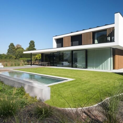 MasterLine 8 Fenêtres et MasterLine 8 Portes - Villa moderne izegem situé à Izegem, Belgique