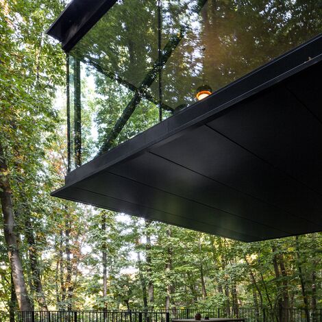 ConceptSystem 77 Fenêtres, MasterPatio Coulissants, MasterLine 8 Fenêtres et MasterLine 8 Fenêtres - Maison unique en hauteur avec une vue panoramique situé à Rotselaar, Belgique