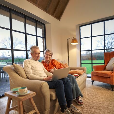 SlimLine 38 Fenêtres et SlimLine 38 Portes - Charme champêtre et confort moderne dans une ferme rénovée situé à Oedelem, Belgique