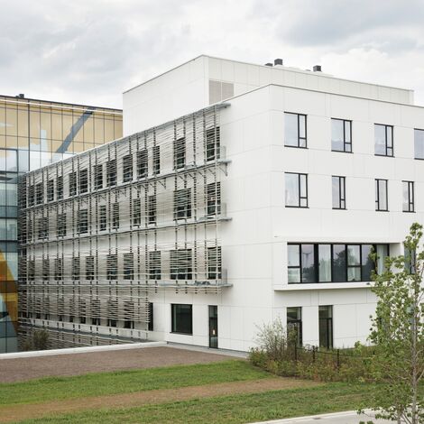 ConceptSystem 77 Fenêtres, BriseSoleil 100 Brise Soleil et CS 77 Fire Proof Fenêtres - Hôpital AZ Sint-Maarten à Malines situé à Mechelen, Belgique