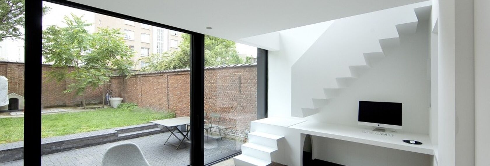 Modern interieur met Reynaers aluminium producten