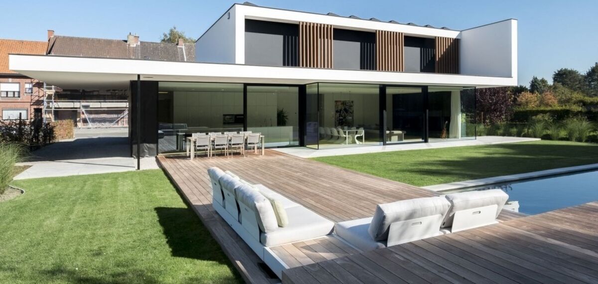 MasterLine 8 Fenêtres et MasterLine 8 Portes - Villa moderne izegem situé à Izegem, Belgique