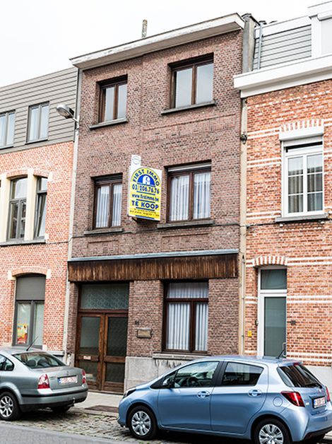 Rijhuis in Deurne voor de verbouwing