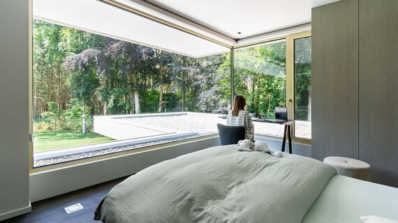 MasterLine 8 Fenêtres, HiFinity Coulissants, MasterPatio Coulissants, MasterLine 8 Portes et MasterLine 8-HI Portes - Villa moderne à Haasdonk situé à Haasdonk, Belgique