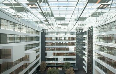 CW 50-SC Murs rideaux - Office building Gateway & Passport situé à Zaventem, Belgique