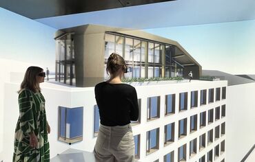 ConceptWall 50 Murs rideaux et MasterLine 8 Fenêtres - Projet de réaménagement The First à Bruxelles situé à Brussels, Belgique